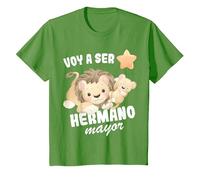 Voy A Ser Hermano Mayor 2027 Anuncio Embarazo Sorpresa Camiseta, Niños, Hierba, 8 años