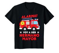 Voy a ser Hermano Mayor Camión de bomberos Anuncio del bebé Camiseta