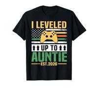 Voy a ser tía 2026 Me nivelé hasta la tía Est 2026 Camiseta