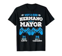 Voy a Ser un Hermano Mayor Anuncio Embarazo Niños Juego Camiseta