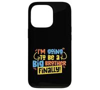 Voy a ser un hermano mayor por fin para niños e hijo Carcasa para iPhone 13 Pro