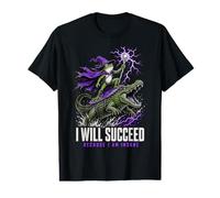 Voy a Tener éxito Porque Soy Rana Loca Meme sarcástico Divertido Camiseta gráfica económica
