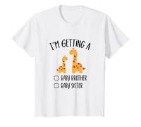 Voy a tener un hermanito, hermana, linda jirafa, revelada Camiseta