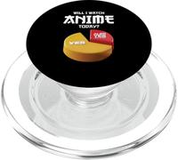 Voy a Ver Anime Hoy Japón Kawaii Manga Otaku Anime PopSockets PopGrip para MagSafe