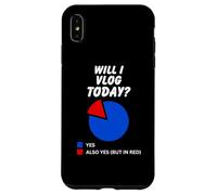 ¿Voy a vlog Hoy? Sí Gráfico sarcástico para Vloggers Carcasa para iPhone XS MAX
