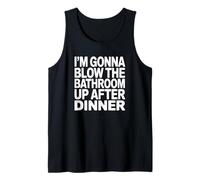 Voy a Volar el baño después de la Cena Camiseta sin Mangas