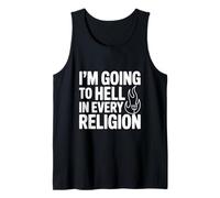 Voy al Infierno en Todas Las Religiones Camiseta sin Mangas