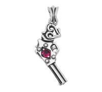 VOYADE S925 Colgante De Pistola Mecánica De Plata Esterlina Para Niñas, Moda De Personalidad Femenina Con Collar Colgante De Plata Esterlina,Plata,Pendant + Chain 70cm