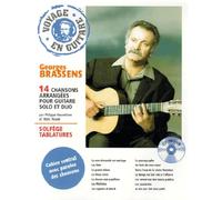 Voyage en guitare: 14 Chansons arrangées pour guitare solo et duo Georges Brassens