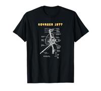 Voyager 1977 Camisa Space Probe Mission Tee Camiseta