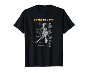 Voyager 1977 Camisa Space Probe Mission Tee Camiseta
