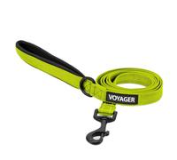 Voyager Correa para Perros de 1,8 m, Reflectante, Atractiva, Resistente, con Mango de Neopreno, para pasear, Correr y Entrenar, Perros de Todos los tamaños, Color Lima, Talla L