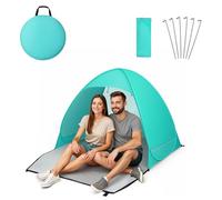 Voyager Tienda de campaña de Playa, súper fácil de desplegar, Gran Espacio, protección UV UPF 50, Ligera y portátil, Sombra versátil para Exteriores, 2 Personas, tamaño Plegado