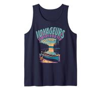 Voyageurs National Park It's "Oarsome" Out Here! Funny Canoe Camiseta sin Mangas