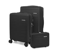 VOYAN Juego de Maletas SDR, Set de Trolley Rígido Expandible con Maleta de Cabina, Maleta Mediana y Neceser, Equipaje de Viaje con Cerradura de Seguridad y Ruedas Dobles Giratorias