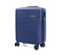 Voyan Maleta de Cabina Expandible 55x40x20 SDR Azul, Trolley de Viaje Ultraligero con Carcasa Rígida ABS, Ruedas Dobles Giratorias y Cerradura de Seguridad, Equipaje de Mano Resistente