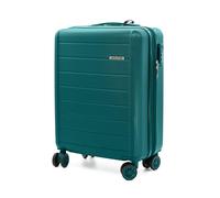VOYAN Maleta de Cabina Expandible 55x40x20 SDR Verde, Trolley de Viaje Ultraligero con Carcasa Rígida ABS, Ruedas Dobles Giratorias y Cerradura de Seguridad, Equipaje de Mano Resistente