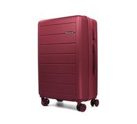 VOYAN Maleta Grande 23kg SDR Granate 68x46x28 Expandible, Maleta de Viaje para Facturar, Trolley Rigido ABS Ligero, 4 Ruedas 360°, Maleta Familiar Resistente con Cerradura de Seguridad