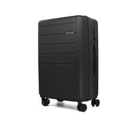 VOYAN Maleta Grande 23kg SDR Negro 68x46x28 Expandible, Maleta de Viaje para Facturar, Trolley Rigido ABS Ligero, 4 Ruedas 360°, Maleta Familiar Resistente con Cerradura de Seguridad