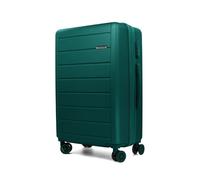 VOYAN Maleta Grande 23kg SDR Verde 68x46x28 Expandible, Maleta de Viaje para Facturar, Trolley Rigido ABS Ligero, 4 Ruedas 360°, Maleta Familiar Resistente con Cerradura de Seguridad
