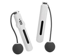 Voz inteligente de salto inalámbrico de salto de salto para hombres de fitness mujeres niños (White)