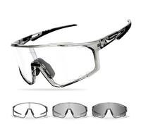 VOZAPOW Gafas de ciclismo fotocromáticas para hombres y mujeres, marco TR90 con protección UV, gafas de sol deportivas para MTB, equitación, correr, pesca, béisbol