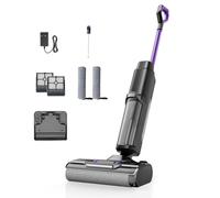 Vozascly W15 Aspiradora Sin Cable Inteligente 3 en 1, Fregona Eléctrica con 45 Min de Autonomía, 65dB, Avance Automático, Limpieza de Bordes, Potente Succión para Pelo de Mascotas en Suelos Duros