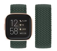 Vozehui Compatible con correa Fitbit Versa/Fitbit Versa 2, elástica, transpirable, de nailon suave, correa de repuesto deportiva para Fitbit Versa 2/Fitbit Versa/Versa Lite, mujeres y hombres