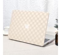 Vozehui Compatible con MacBook Air de 13,6 pulgadas funda 2024 2022 A3113 A2681 M2 chip con pantalla de retina líquida Touch ID, carcasa rígida de piel y plástico con cubierta de teclado, rejilla de
