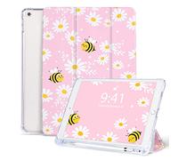 Vozehui Funda de 10,2 Pulgadas para iPad 9ª/8ª/7ª Generación con Soporte para Lápiz, Funda Protectora Trifold Stand Slim Lightweight con Auto Wake/Sleep Cover para iPad Funda 10,2 2021/2020/2019