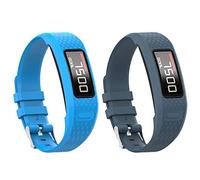 Vozehui Pulsera compatible con Garmin Vivofit 1/Vivofit 2, correa de repuesto de silicona suave de colores con hebilla de seguridad, resistente al desgaste, pulsera de seguimiento de actividad para