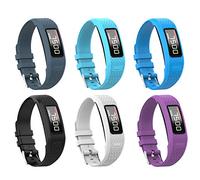Vozehui - Pulsera compatible con Garmin Vivofit 1/Vivofit 2, reloj de banda de color de silicona flexible con hebilla de cinturón de seguridad, rastreador de actividad para los amantes del deporte, Le