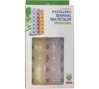 Vp Natura Pastillero Semanal Organizador De Medicamentos 3 compartimentos Multicolor