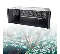 VPAIUNCKU Campana De Flujo Laminar Vertical De Aluminio Portátil - Banco Limpio con Filtro Hepa para Reparación De Teléfonos En El Lugar, Laboratorio Y Micología 20.5/in