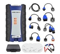 VPAIUNCKU Escáner De Diagnóstico Pesado Nexiq USB Link 2 con Software - Universal para Camiones Diésel Y Excavadoras, Compatible con USB Y Bluetooth