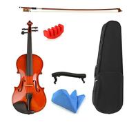 Vpara Principiantes Violín El Violín De Tamaño Completo Para Principiantes Incluye Un Estuche Rígido Soporte Para El Hombro Y Cuerdas