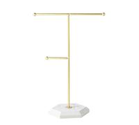 VPB Soporte para joyas,Barra en T de Metal,Colgador Collares,Organizador Joyas,Organizador Collares,Expositor Pendientes,para Collares,Brazaletes,Anillos,Relojes y Pendientes