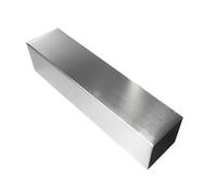 VPCPWTYZY Tubo cuadrado de acero inoxidable 316: 38 x 38 mm, 40 x 40 mm, 50 x 50 mm, 60 x 60 mm: Espesor de pared 1,5 mm/2 mm catholic(38x38x1.5,245mm x 1pcs)