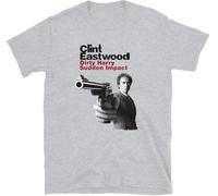 VPJGFL Dirty Harry Magnum Force Clint Eastwood Police Inspector Callahan Classic Movie Film T-Shirt(XX-Large)