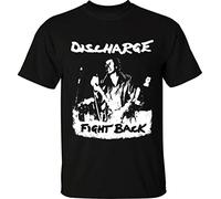 VPJGFL Discharge Fight Back T-Shirt Black(Small)