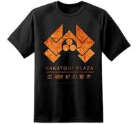 VPJGFL DPX-1 Die Hard Nakatomi Plaza Distressed T Shirt Bruce Willis Hans Gruber(Large)