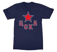 VPJGFL HC CSKA Moscow Khl Russian Professional Hockey Men's T-Tshirts Camisetas y Tops(Large)