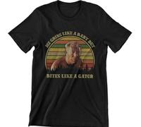 VPJGFL He Grins Like A Baby But Bites Like A Gator Vintage SweatTshirts Camisetas y Tops, Movies Quote Unisex TTshirts Camisetas y Tops Gifts for Her Black(XX-Large)