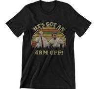 VPJGFL Heâ€™s Got an Arm Off Vintage T-Tshirts Camisetas y Tops, Movies Quote Unisex TTshirts Camisetas y Tops Gifts for Her Black(XX-Large)