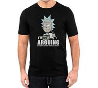 VPJGFL Hist T-Shirt Avec Inscription « I'm Not Arguing I'm Explaining Why I'm Right » Rick & Motheme(X-Large)