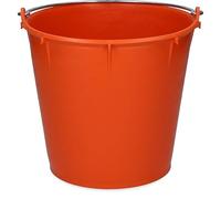 Vplast Suministros Para El Caballo Bucket 7 L With Handle Orange