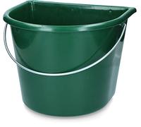 Vplast Suministros Para El Caballo Bucket With Flat Side 15 L Green