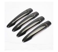 VPNMNZTPAP reemplazo de manija PARA N&ISSAN PARA QASHQAI J11 2014-2021 CUBIERTA MANIJA PUERTA CROMADA FIBRA CARBONO(Black No Button)