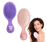 VPOUERY 2 Piezas de Cepillo para Cabello Rizado con Tecnología Airbag, Diseño Divertido Stitch, Cepillo Profesional Desenredante para Todo Tipo de Cabello - Ideal para Niños y Adultos