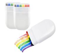 VPOUERY 3Pcs Pride Makeup LGBTQ Accesorios para reuniones al aire libre desfiles fiestas y otras actividades de color de la cara del arco iris